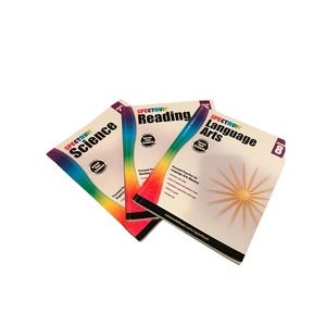 8th Grade Spectrum Workbooks, Science, Reading, Language Arts Education,
